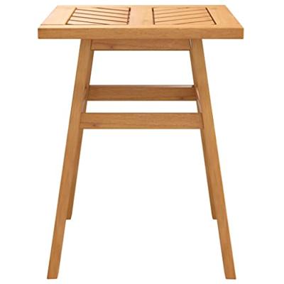 Bijzettafel 45x45x60 cm massief acaciahout