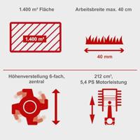 Scheppach SC55P Benzine verticuteermachine | 212cc - 5911904903 - thumbnail