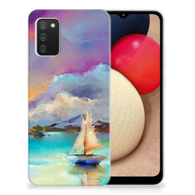 Smartphone hoesje Samsung Galaxy A02s Boat Smartphone hoesje Samsung Galaxy A02s Boat