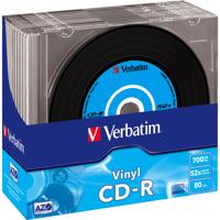 Verbatim CD-R 700 MB Vinyl blanco cd's - thumbnail