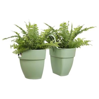 Elho vibia Campana flower twin 21 cm Pistachegroen