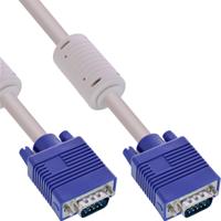Kabel Inline S VGA 15HD M-M 2 meter beige en blauw - thumbnail