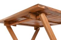 Tafel met twee stoelen Home ESPRIT Bruin 60 x 60 x 74 cm - thumbnail