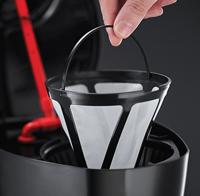 Russell Hobbs 22620-56 Textures Plus Koffiefilter apparaat Zwart - thumbnail