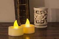 Konstsmide 1980-100 LED-theelicht Set van 2 stuks Wit Warmwit - thumbnail