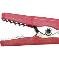 VOLTCRAFT MSK-104 Krokodillenklem Stekker 4 mm CAT III 1000 V, CAT IV 600 V Zwart, Rood - thumbnail