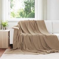 VidaXL Kleden 6 pcs kameel 240 x 270 cm fleece - thumbnail