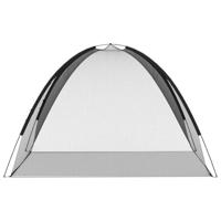 Klamboe met deuren Mongolia 220 gaas 200x200x135 cm zwart - thumbnail