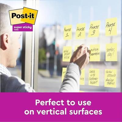 Post-it Notes, 100 vel, ft 76 x 76 mm, geel, pak van 16 blokken + 4 gratis