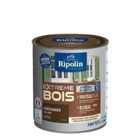 RIPOLIN Hoge Bescherming Satijn Houtverf 10 jaar die uw hout beschermt en vergroot - Kastanje - thumbnail