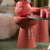 Light & Living Bijzettafel 'Nunoa' 35cm, kleur Koraal - thumbnail