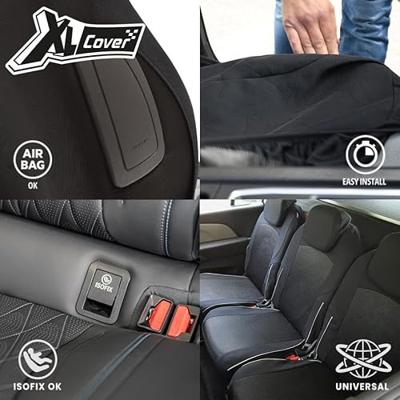 Confezione da 5 coprisedili universali per auto - XLCOVER - Minivan - Compatibile con airbag - Copre sedili, schienali e poggiatesta