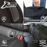 Confezione da 5 coprisedili universali per auto - XLCOVER - Minivan - Compatibile con airbag - Copre sedili, schienali e poggiatesta - thumbnail