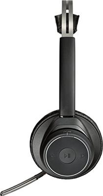 Voyager Focus UC B825 - Headset - stereo - op oor - draadloos - Bluetooth - actieve geluidsdemping