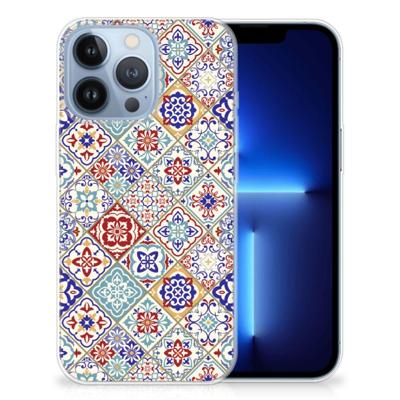Apple iPhone 13 Pro | TPU | Siliconen hoesje | Tiles Color Apple iPhone 13 Pro | TPU | Siliconen hoesje | Tiles Color