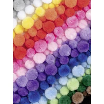 Pompons folia 200 gram assorti Pompons folia 200 gram assorti