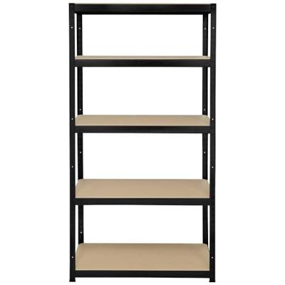 TOOLCRAFT TO-8689791 Stellingkast (extra stevig) 265 kg (b x h x d) 900 x 1800 x 450 mm Metaal, MDF Mat Zwart Hout TOOLCRAFT TO-8689791 Stellingkast (extra stevig) 265 kg (b x h x d) 900 x 1800 x 450 mm Metaal, MDF Mat Zwart Hout