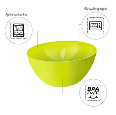 Rotho Caruba Schaal XL 34 cm 8L Limoengroen Rotho Caruba Schaal XL 34 cm 8L Limoengroen