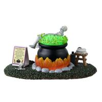 Lemax nothing like a hot bath verlicht tafereel Spooky Town 2025 - thumbnail