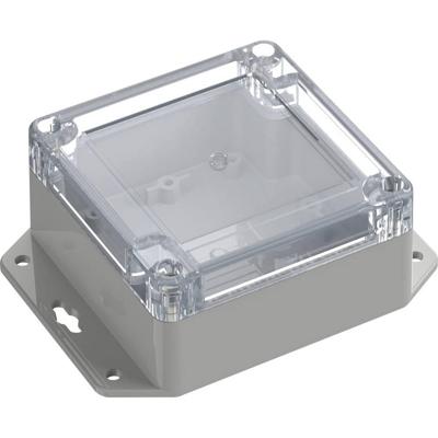 TRU COMPONENTS 6U07090905737 TC-13865236 Industriële behuizing 121.5 x 90 x 45 ABS-PC Lichtgrijs, Transparant 1 stuk(s)