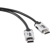 SpeaKa Professional HDMI Aansluitkabel HDMI-A-stekker 2.00 m Zwart SP-6344136 4K UHD, Audio Return Channel (ARC), Vergulde steekcontacten HDMI-kabel - thumbnail