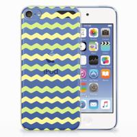 Apple iPod Touch 5 | 6 TPU bumper Waves Yellow - thumbnail