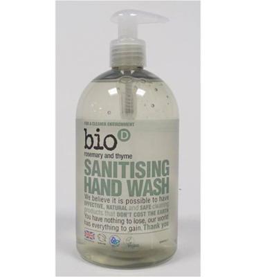 Bio-D Handzeep vloeibaar rozemarijn & tijm (500 ml)