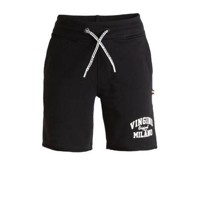 Vingino Essentials sweatshort met logo 944 Deep Black