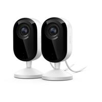 Arlo Essential 3 Indoor 2K, WiFi-binnencamera voor huisdieren, nachtzicht, tweerichtingsaudio, lenssluiter, 2 witte camera's - thumbnail