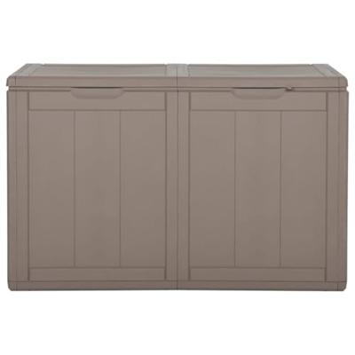 Tuinbox 180 L PP houtlook bruin