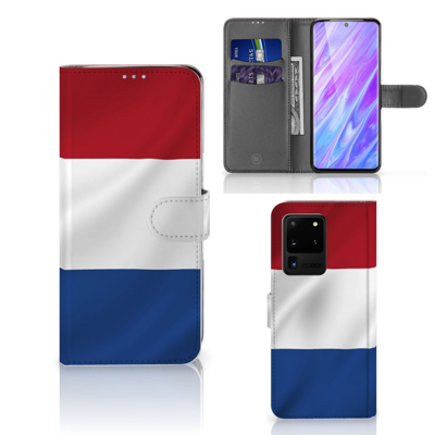 Samsung Galaxy S20 Ultra | Bookstyle Case | Nederlandse Vlag Samsung Galaxy S20 Ultra | Bookstyle Case | Nederlandse Vlag