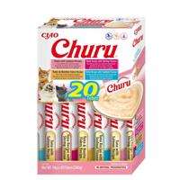 Inaba Ciao Churu multipack met zeevruchten kattensnack 20 x 14 g - thumbnail