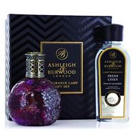 Ashleigh and Burwood gift set Fairy Ball + Fresh Linen Geurlamp S rood - thumbnail