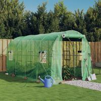 VidaXL Tuinkas met stalen frame 8 m² 4x2x2 m - thumbnail