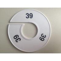 Maatring 11 cm wit/zwart 39 - thumbnail