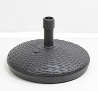 Basic Parasolstandaard rotan antraciet - thumbnail