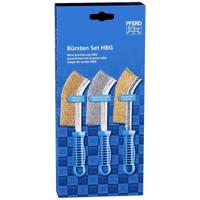 PFERD TOOLS 43900005 Pos borstelset handborstel gebogen BSO HBG 1 rij roestvrij staal-messing draad Ø 0,30 1 set(s) - thumbnail