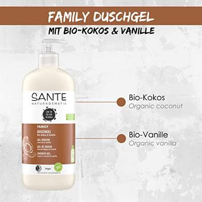 Sante Family showergel coconut & vanilla bio 950 Milliliter