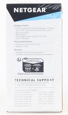 NETGEAR GS110EMX Managed L2 10G Ethernet (100/1000/10000) Zwart