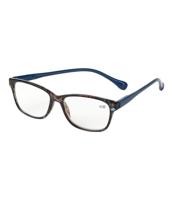 Spectrum leesbril bruin gevlekt rechthoekig 1.00 - thumbnail