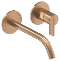 Inbouw Wastafelmengkraan IVY Pact 2-gats Coldstart Geborsteld Mat Koper PVD IVY - thumbnail