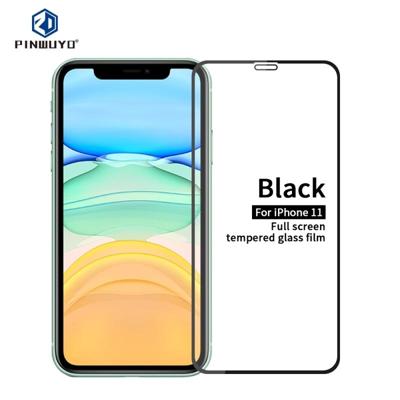 Voor iPhone 11 PINWUYO 9H 2.5 D volledig scherm gehard glas film (zwart) Voor iPhone 11 PINWUYO 9H 2.5 D volledig scherm gehard glas film (zwart)