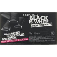Curaprox Black is white kauwgom 12 Stuks - thumbnail