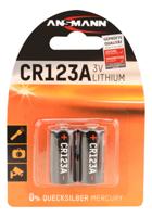 Ansmann CR17335 CR123A Fotobatterij Lithium 1375 mAh 3 V 2 stuk(s) - thumbnail