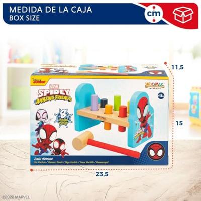 Behendigheidsspel Spidey 8 Onderdelen 21,5 x 14 x 10,5 cm (6 Stuks)