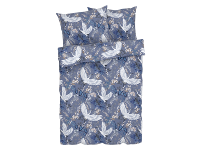 LIVARNO home Satijnen dekbedovertrek 200 x 200 cm (Vogel) LIVARNO home Satijnen dekbedovertrek 200 x 200 cm (Vogel)