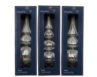 Piek glas L7,2b7,2h31 cm zilver a3 Decoris - Decoris - thumbnail