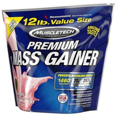 Premium Mass Gainer 5440gr Aardbei Premium Mass Gainer 5440gr Aardbei