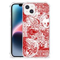 Extreme Case Apple iPhone 14 Plus Angel Skull Rood - thumbnail