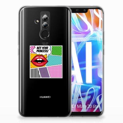 Huawei Mate 20 Lite | Sillicone Back Cover | Popart Princess Huawei Mate 20 Lite | Sillicone Back Cover | Popart Princess